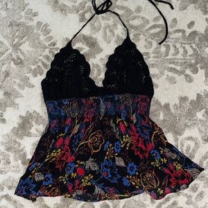 NWOT FREE PEOPLE HALTER TOP